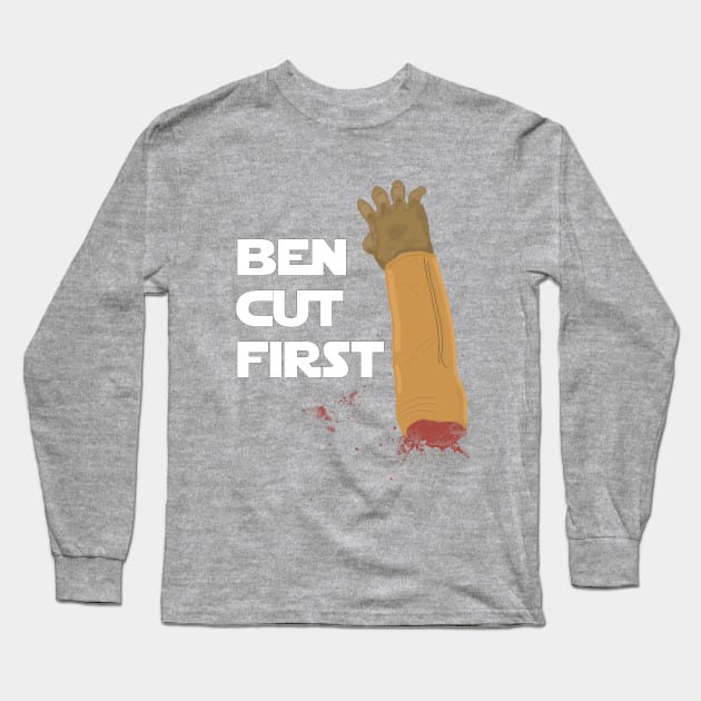 Ben Cut First Long Sleeve T-Shirt by HelloGreedo